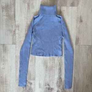 Double Zero Light Blue Knit Top